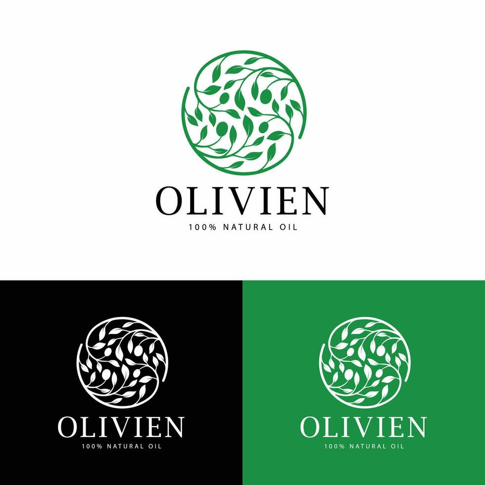 natural minimalist logo design vector
