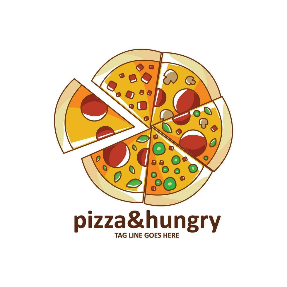 minimalist food logo vector