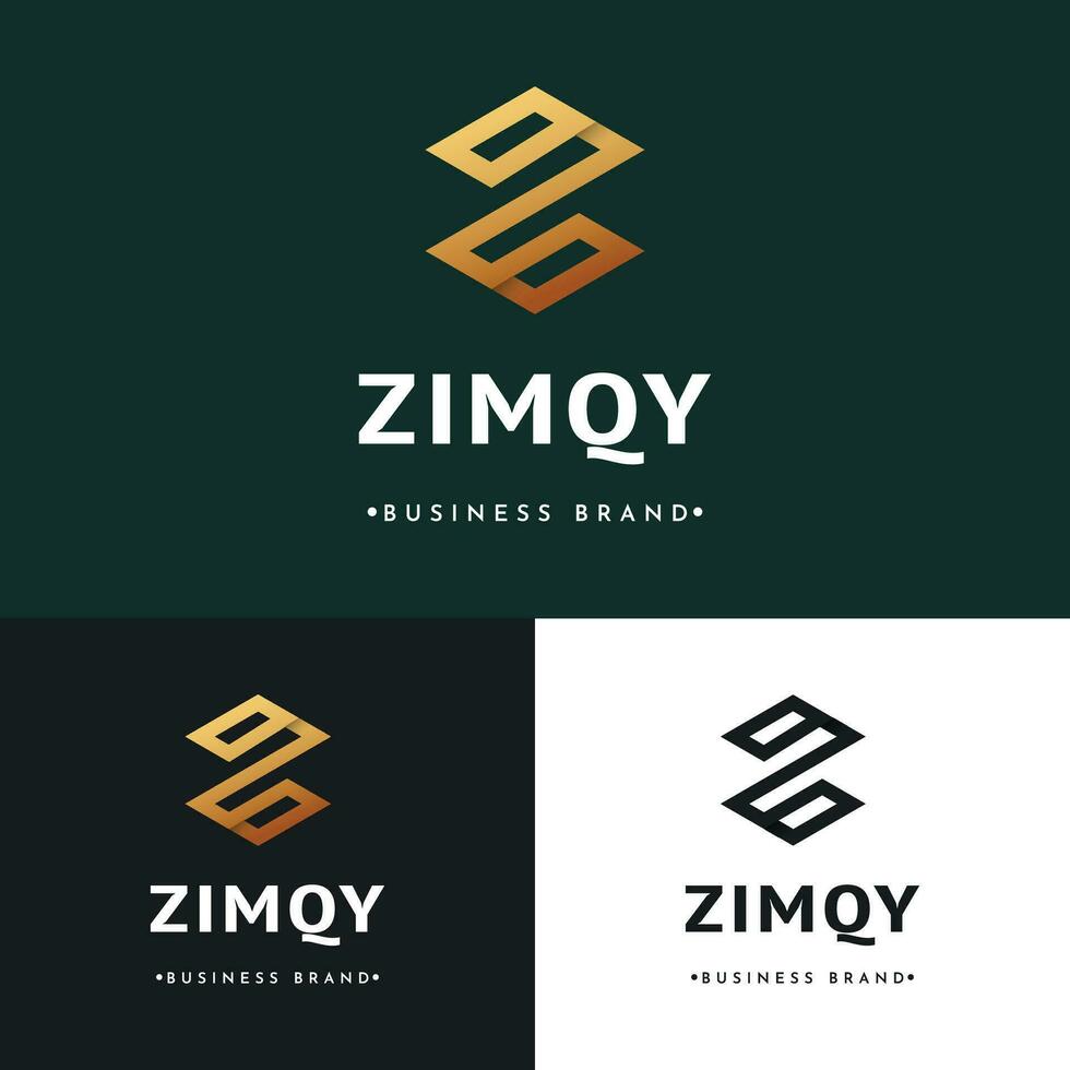 modern minimalist luxury initial letter logo vector