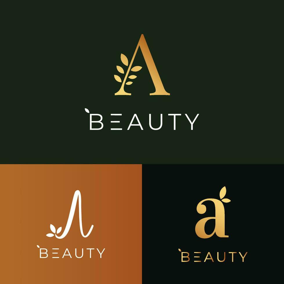 minimalist luxury logo vector