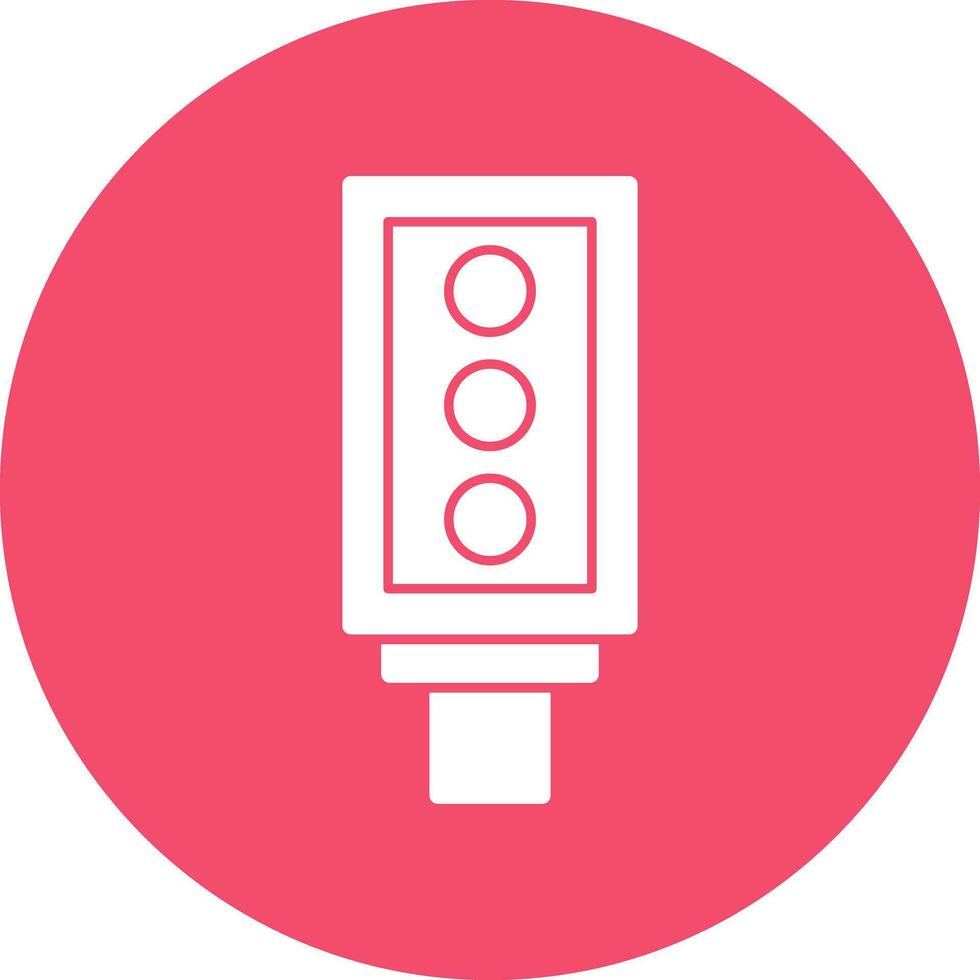 Traffic light Vector Icon Design