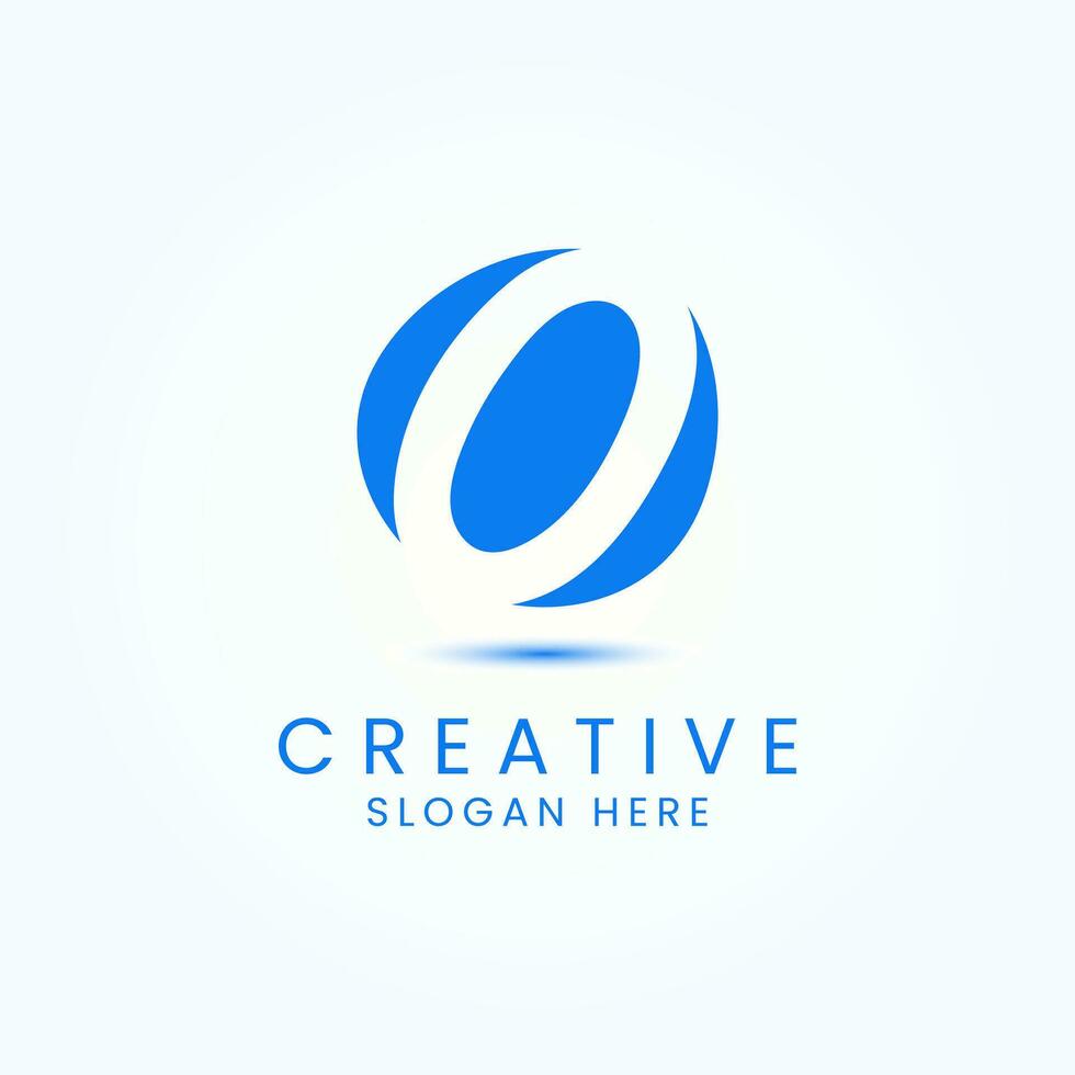 Creative and Modern Letter O Logo Design Vector Image