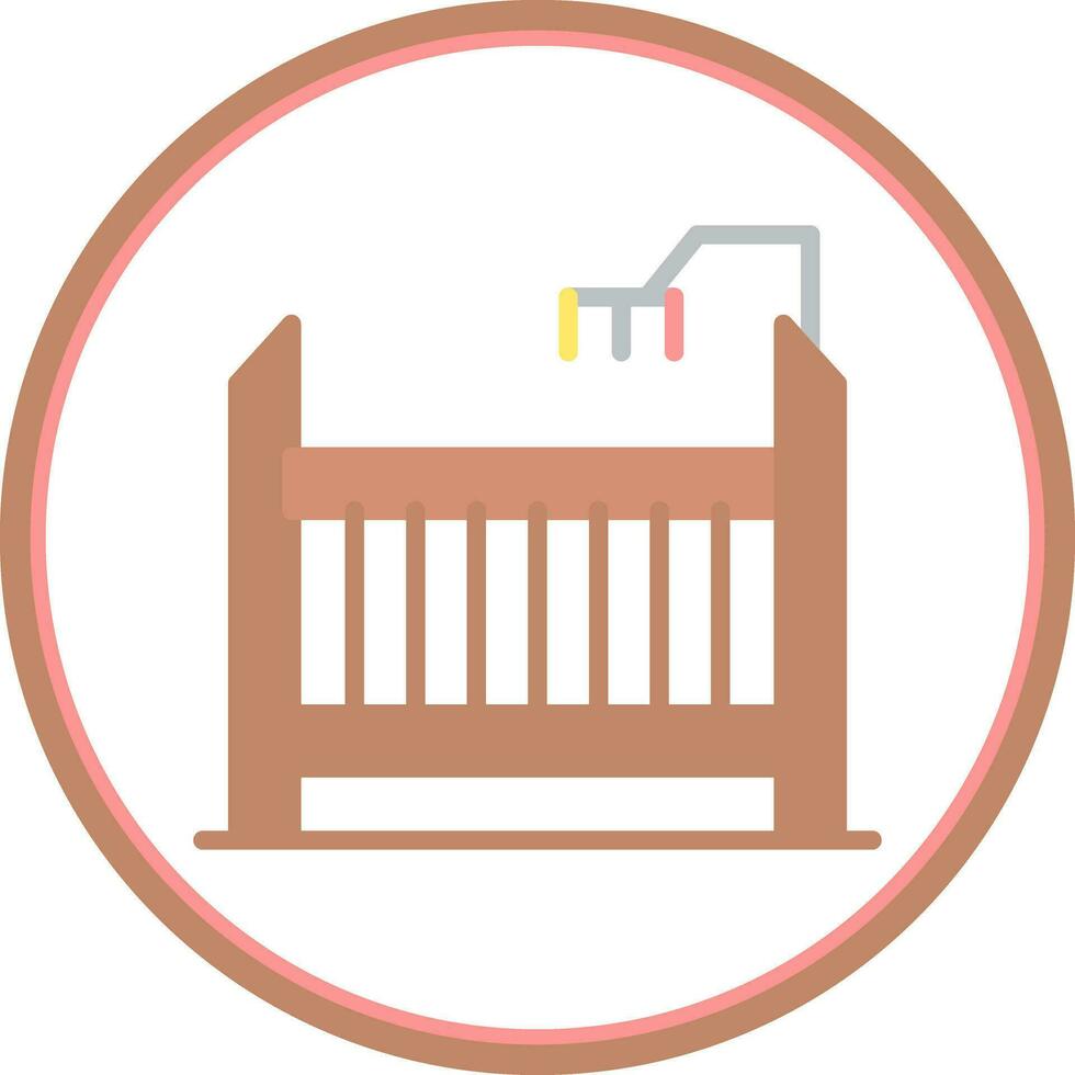 Cot Vector Icon Design