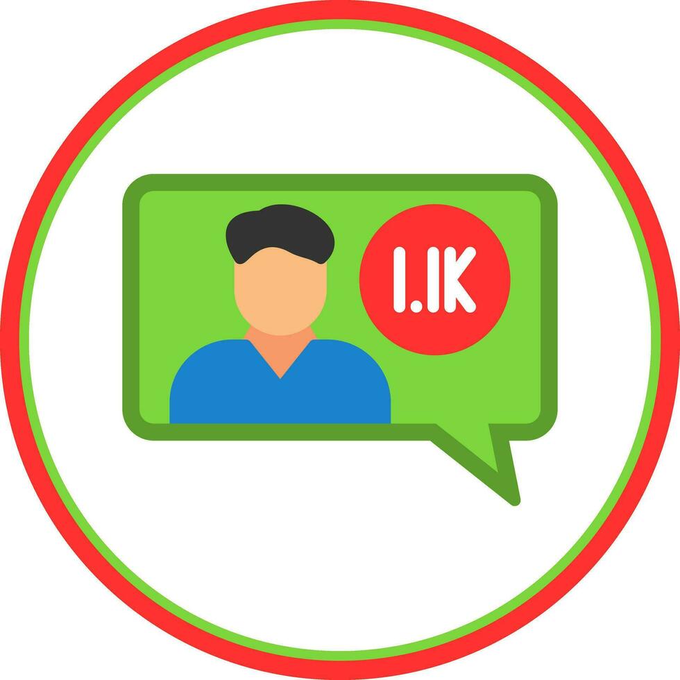 Follower Vector Icon Design