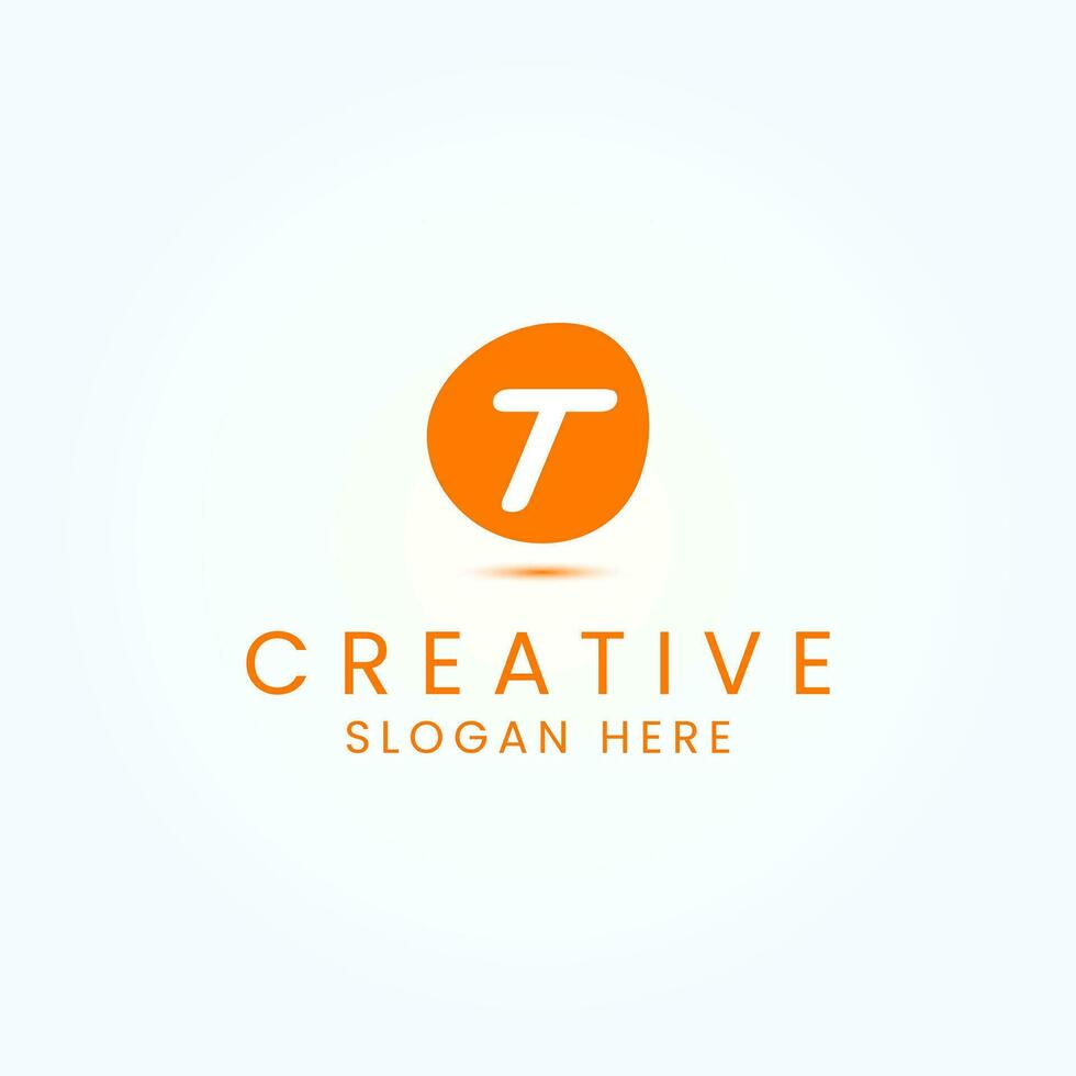 Abstract Letter T Logo Design Vector Template