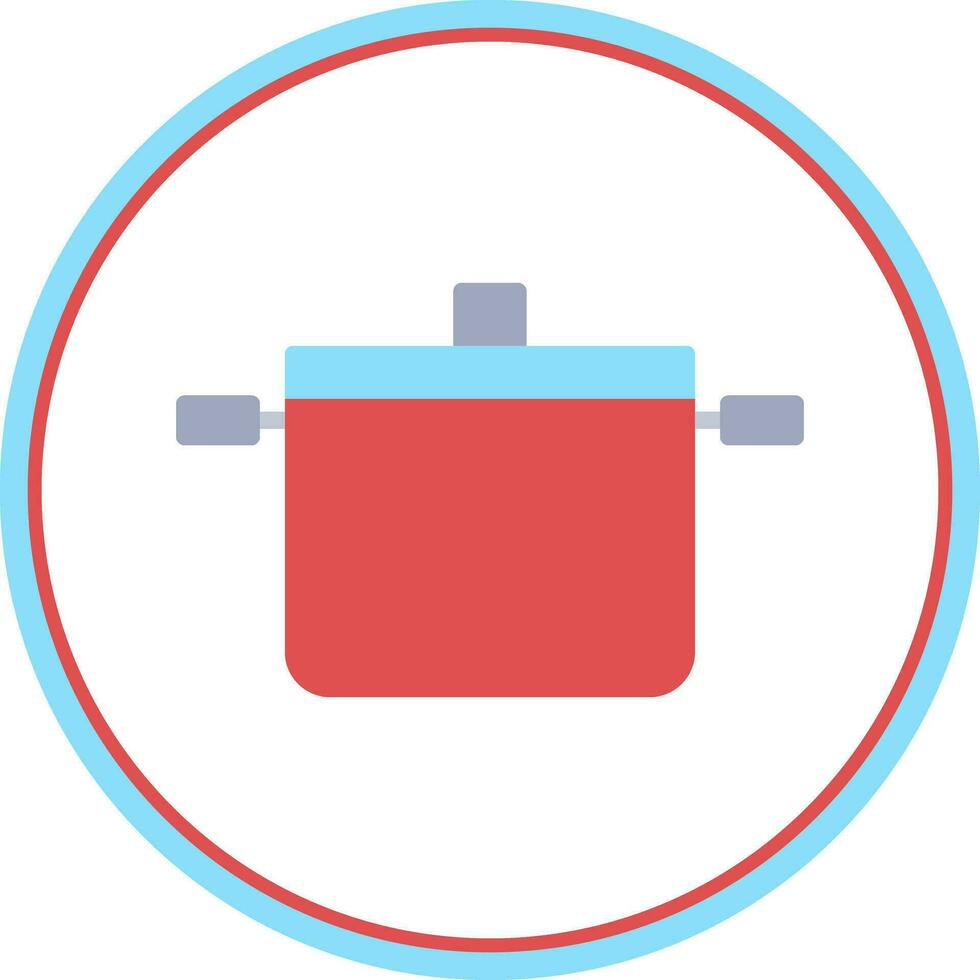 Cooking pots Vector Icon Design