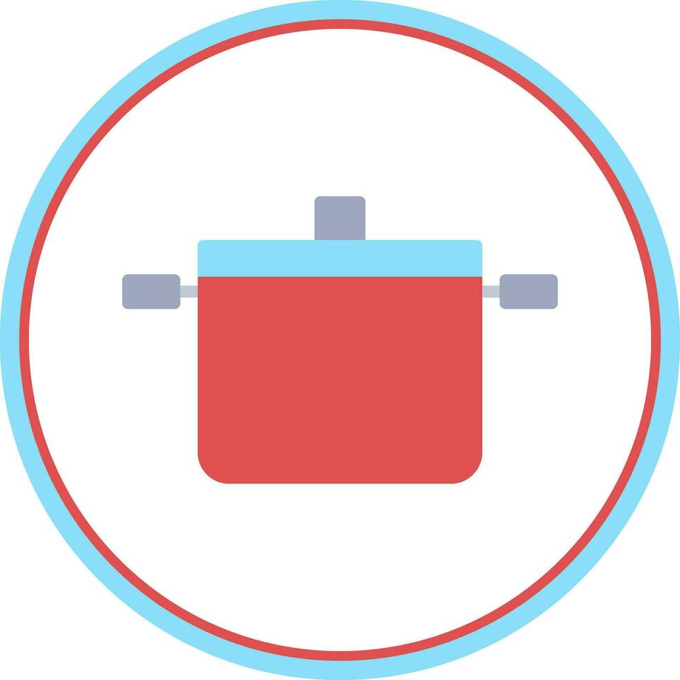 Cooking pots Vector Icon Design