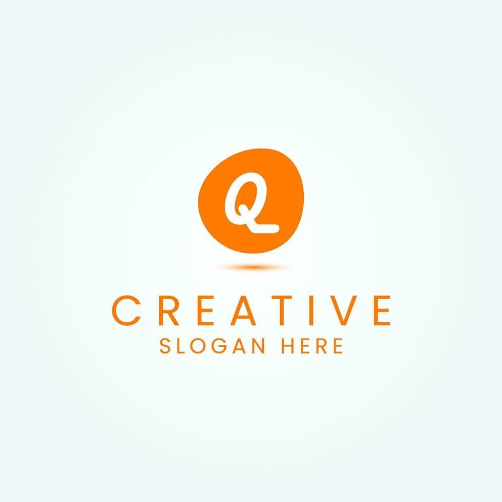 Abstract Letter Q Logo Design Vector Template