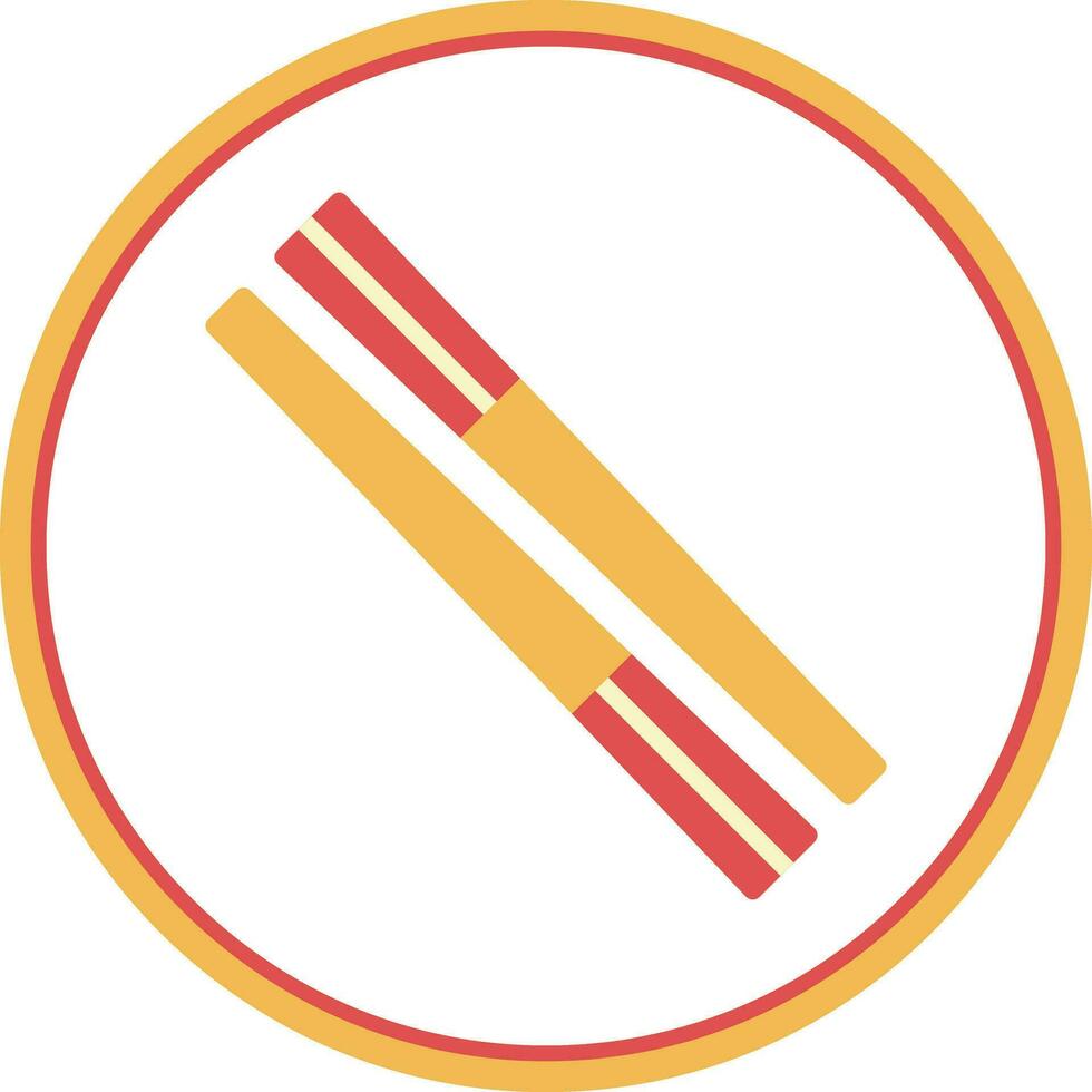 Chopsticks Vector Icon Design