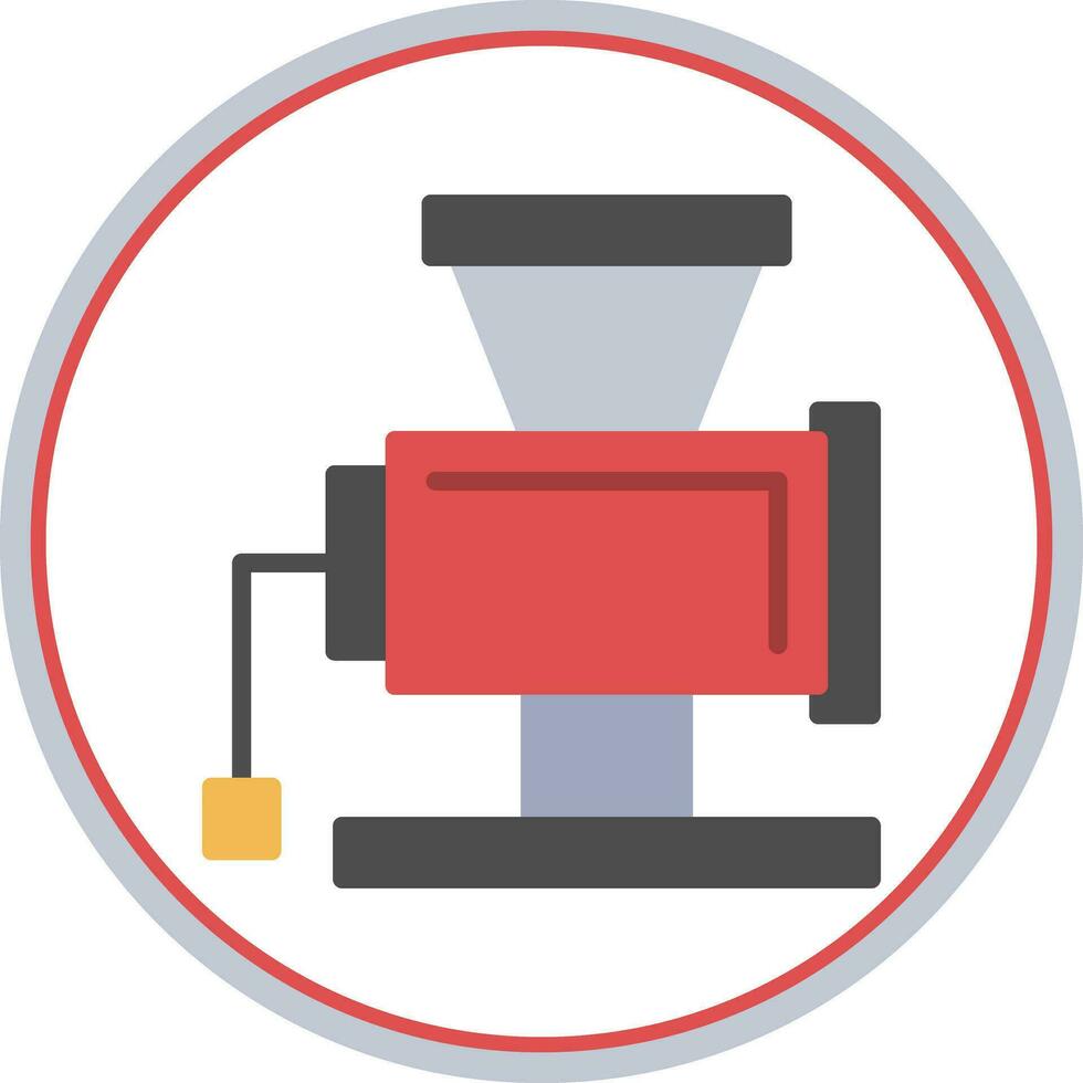 Meat grinder Vector Icon Design