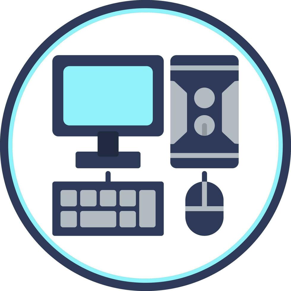 Computer Vector Icon Design