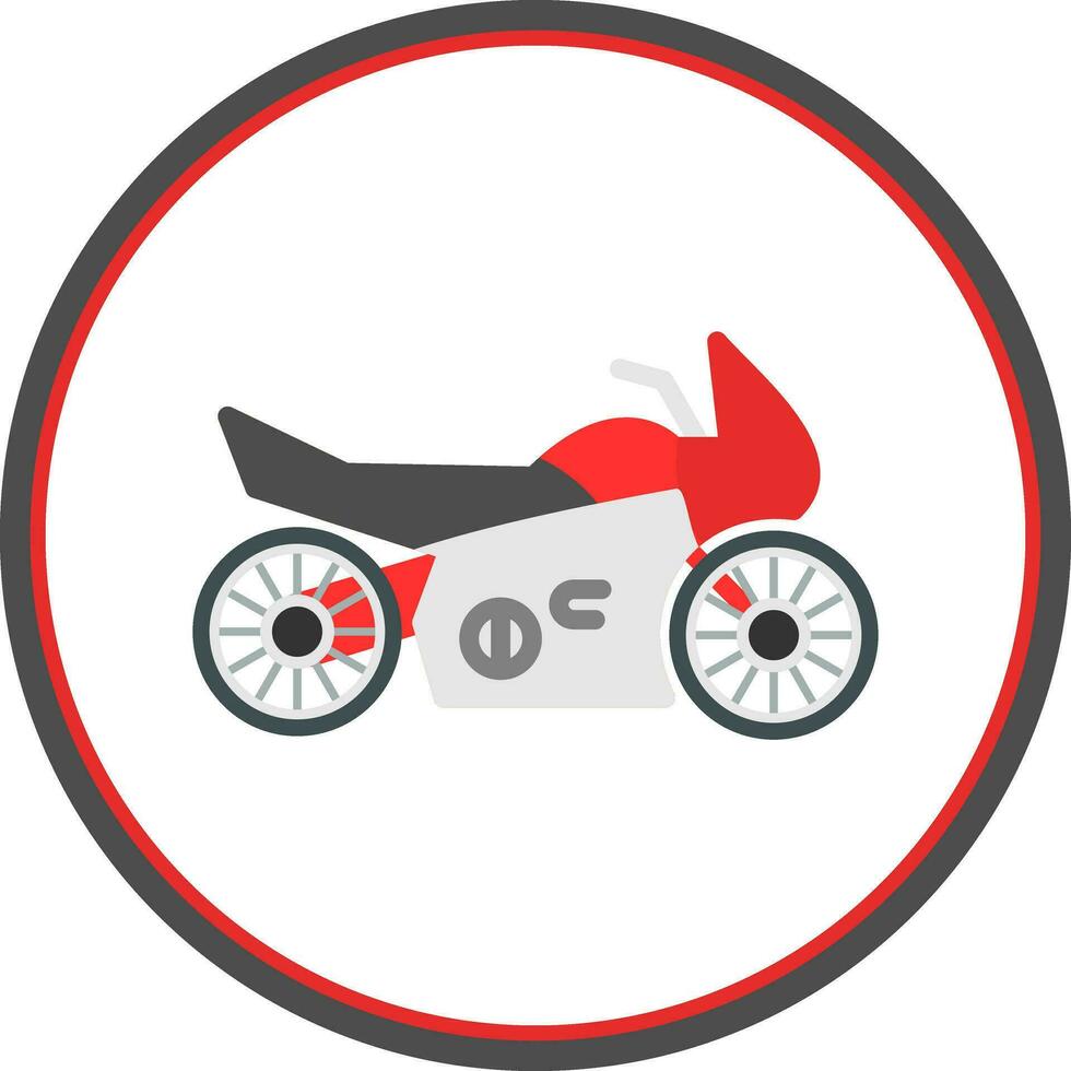 Motorbike Vector Icon Design