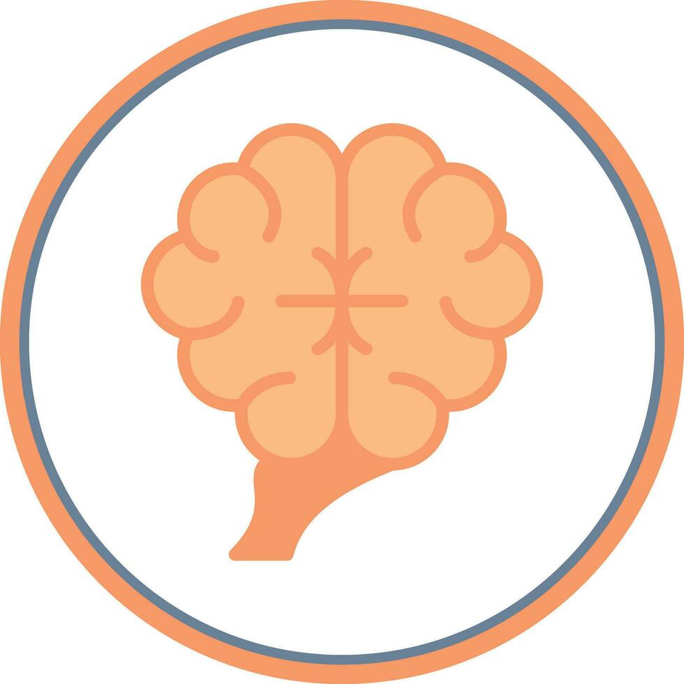 humano cerebro vector icono diseño