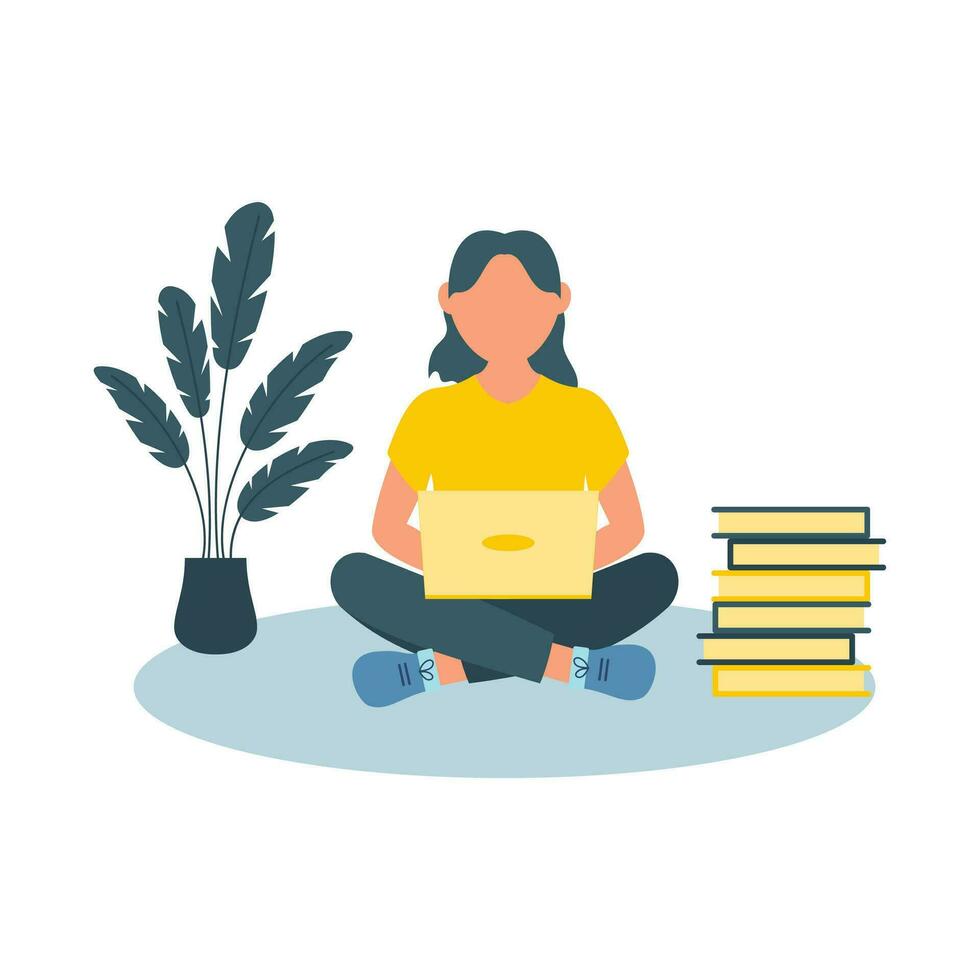 Learning Education Illustration Vector , Icon , Study Illustration