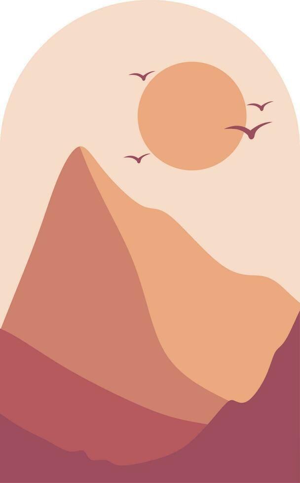 Landscape Nature Background Illustration Vector