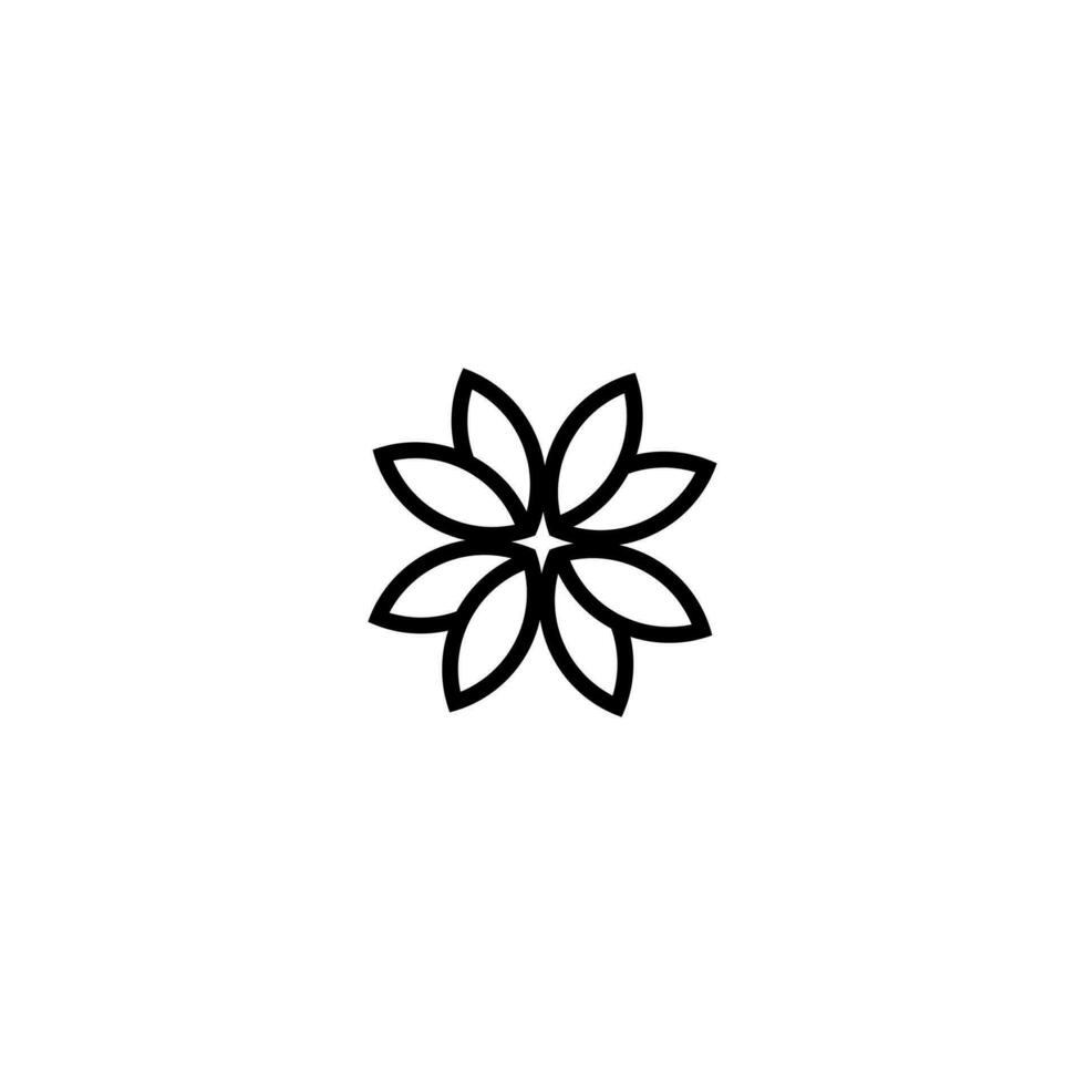 Flower Beauty Spa Logo Free Vector