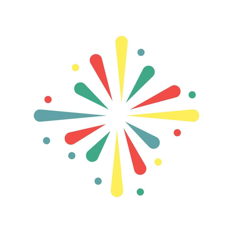 Fireworks New Year Vector Element , party and Festival