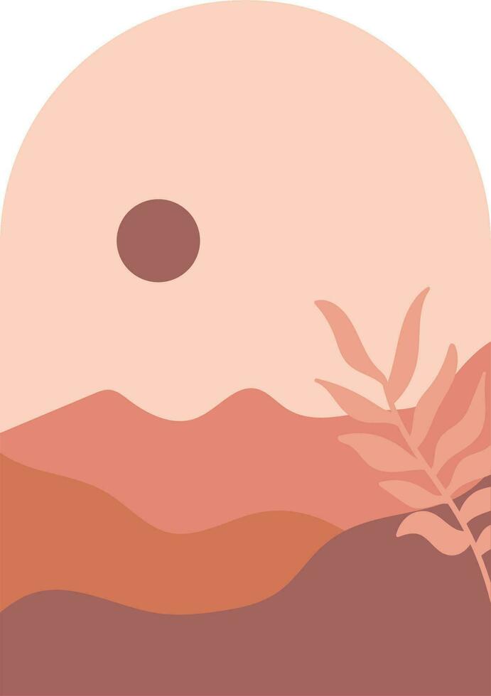 paisaje naturaleza antecedentes ilustración vector