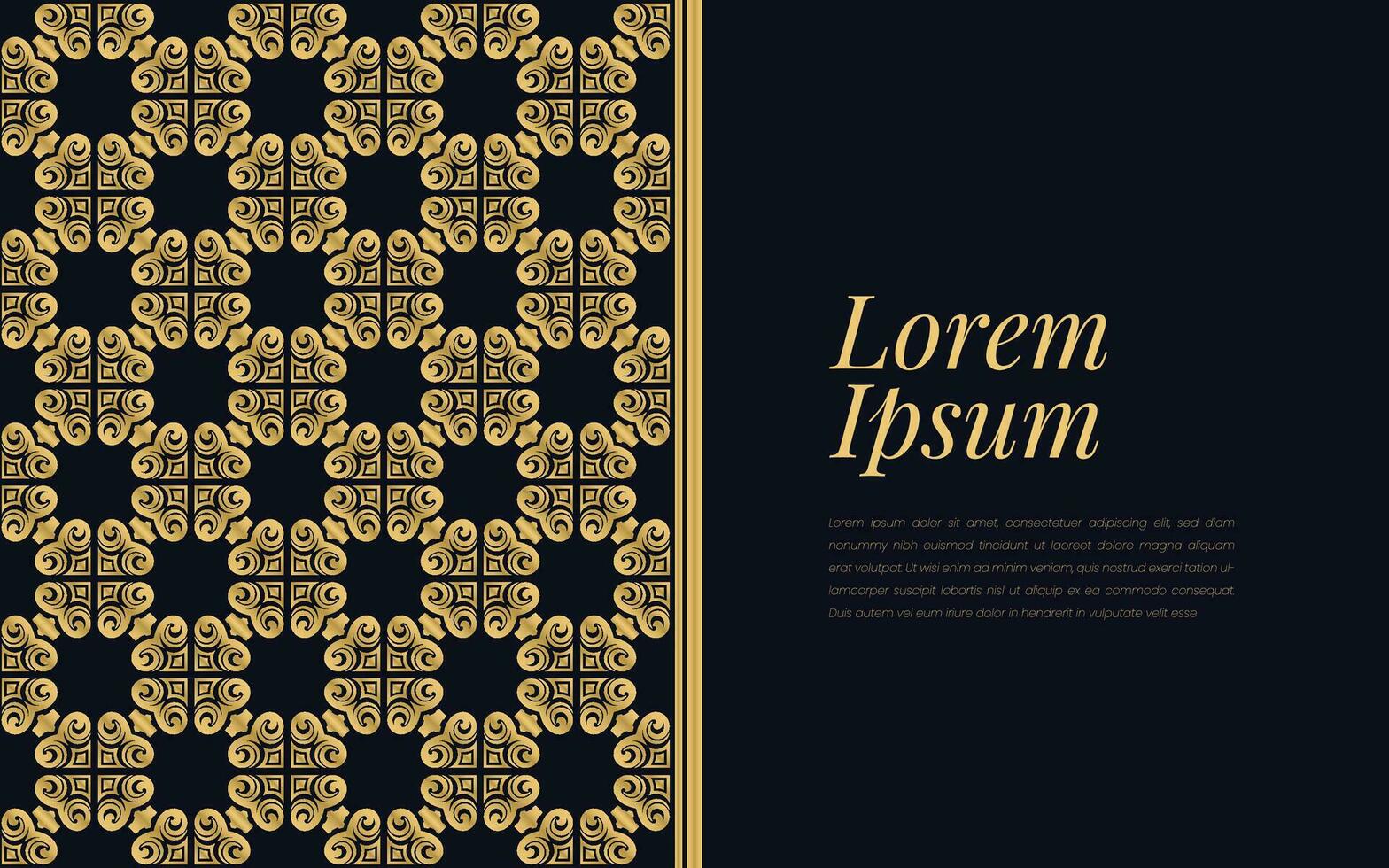 Gold and Black Ace of Spades Pattern on Geometric Mosaic Abstract Background Luxury Ornament Style. vector