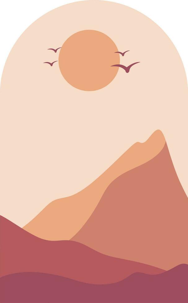 Landscape Nature Background Illustration Vector