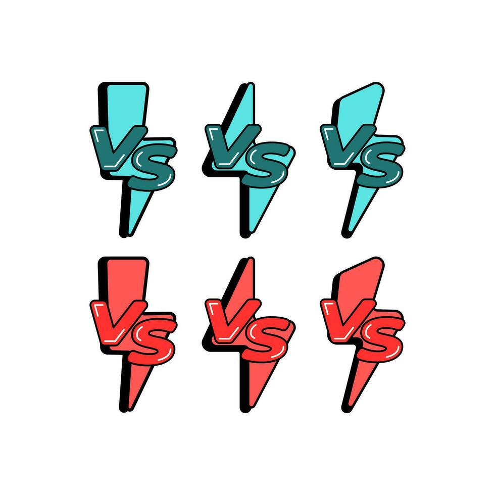 VS Battle Comic Free Vector
