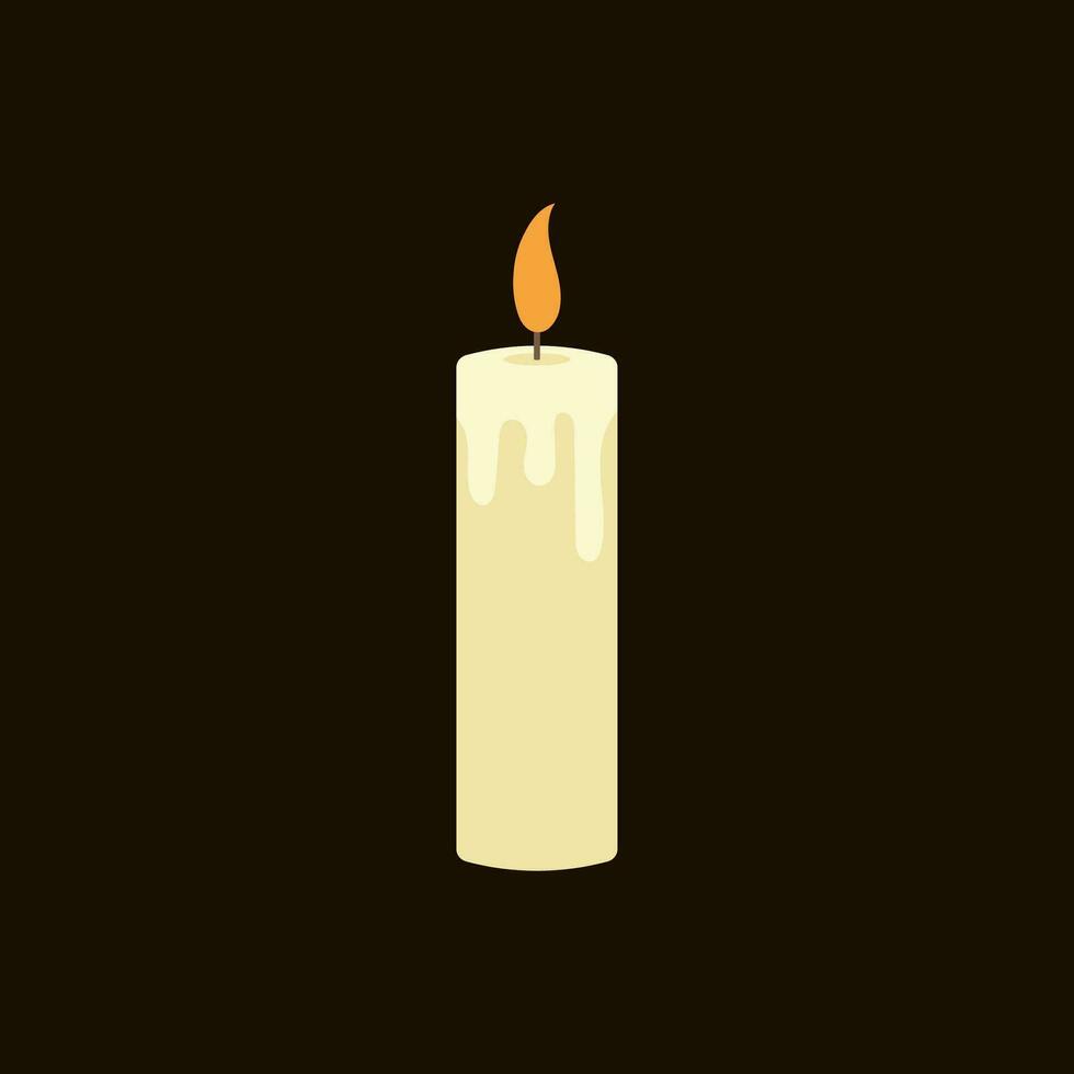 Candle Illustration Vector Image , Decoration , aromatheraphy