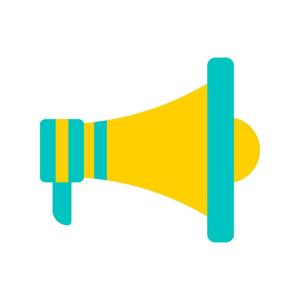 Megaphone Icon Vector Template , Symbol , Broadcast Audio , Sound and Speaker