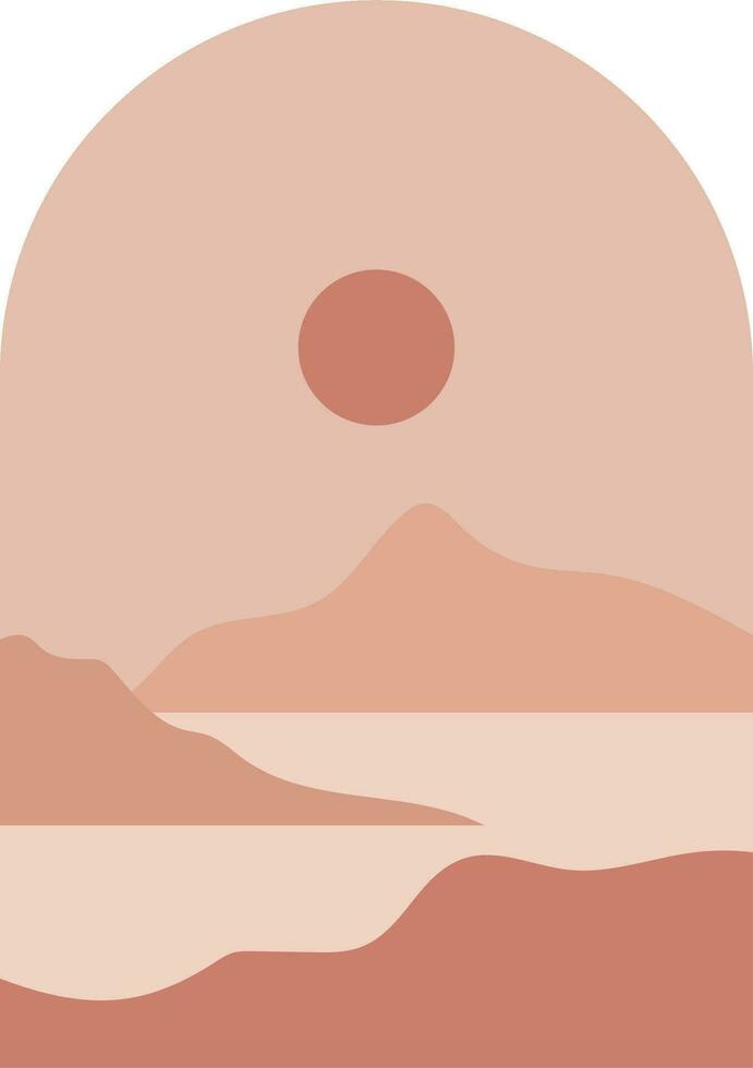 Landscape Nature Background Illustration Vector