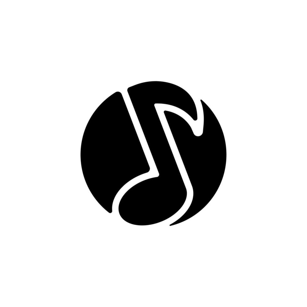 Music Logo Element Vector , Template Graphic , Sound and Melody