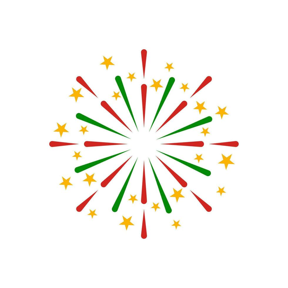 Fireworks New Year Vector Element , party and Festival