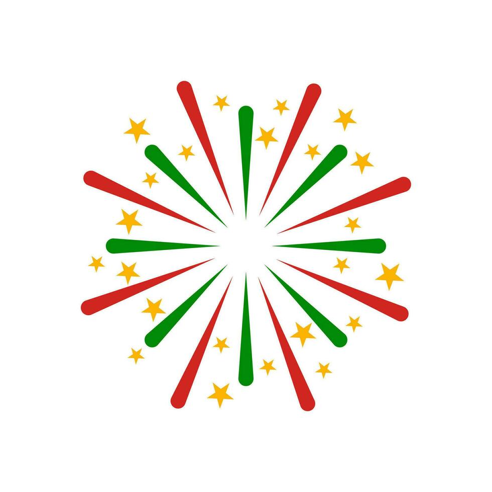 Fireworks New Year Vector Element , party and Festival