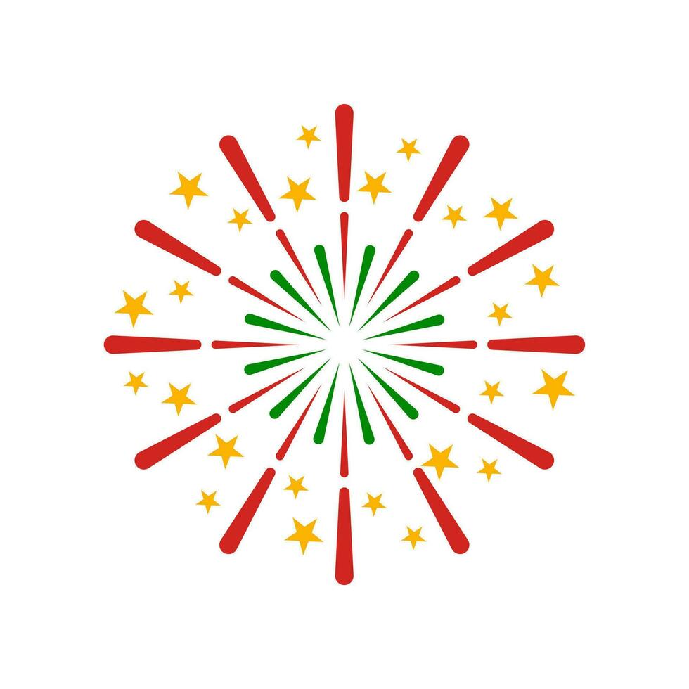 Fireworks New Year Vector Element , party and Festival