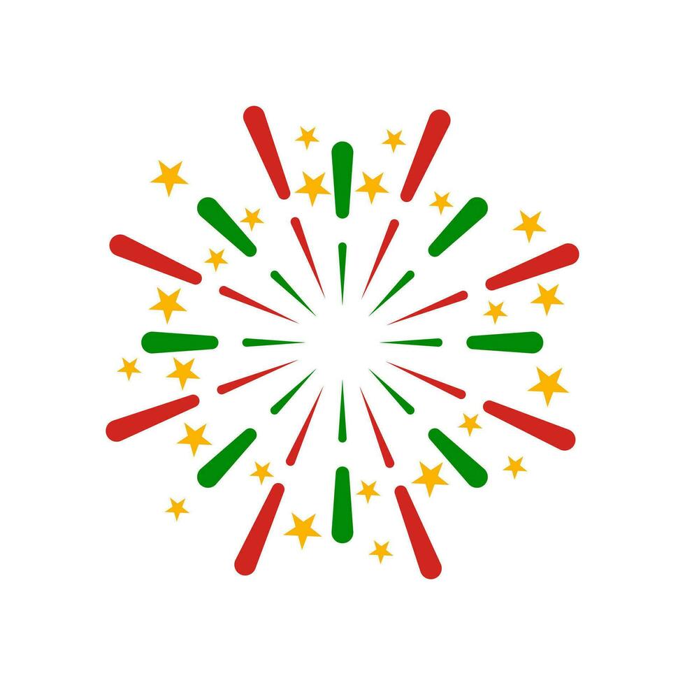 Fireworks New Year Vector Element , party and Festival