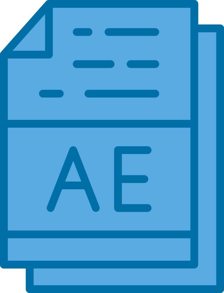 ae vector icono diseño