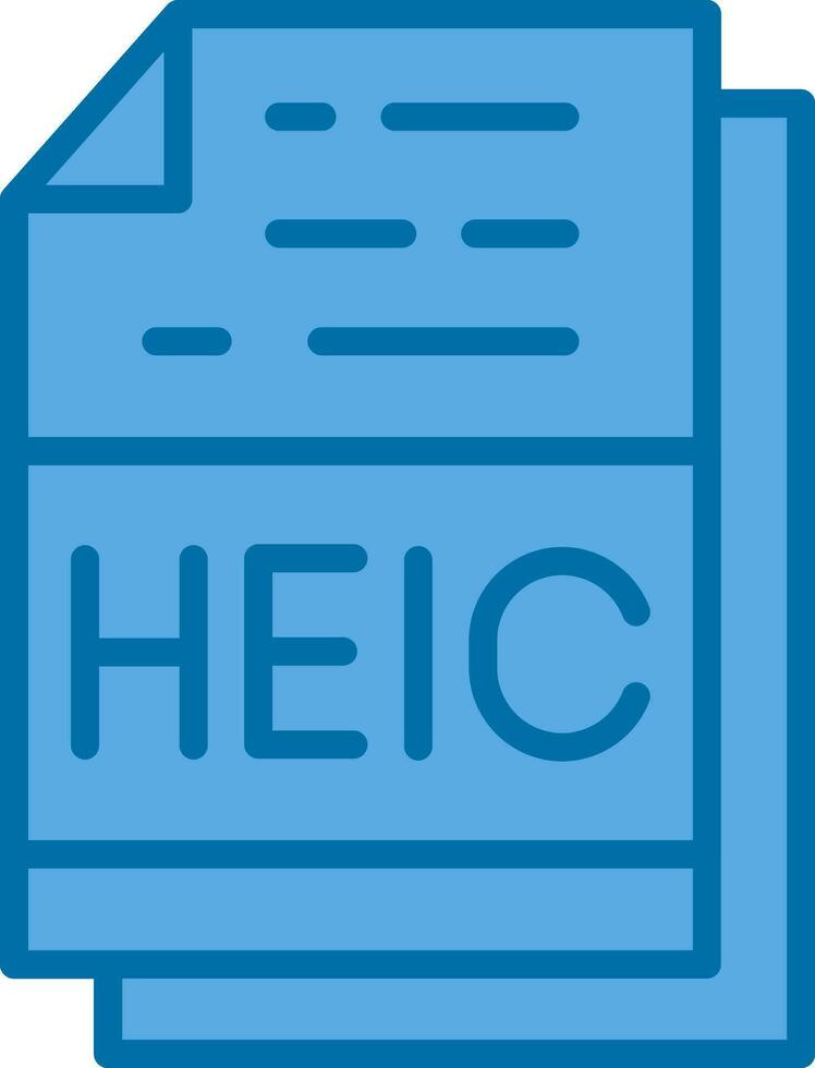 Heic Vector Icon Design