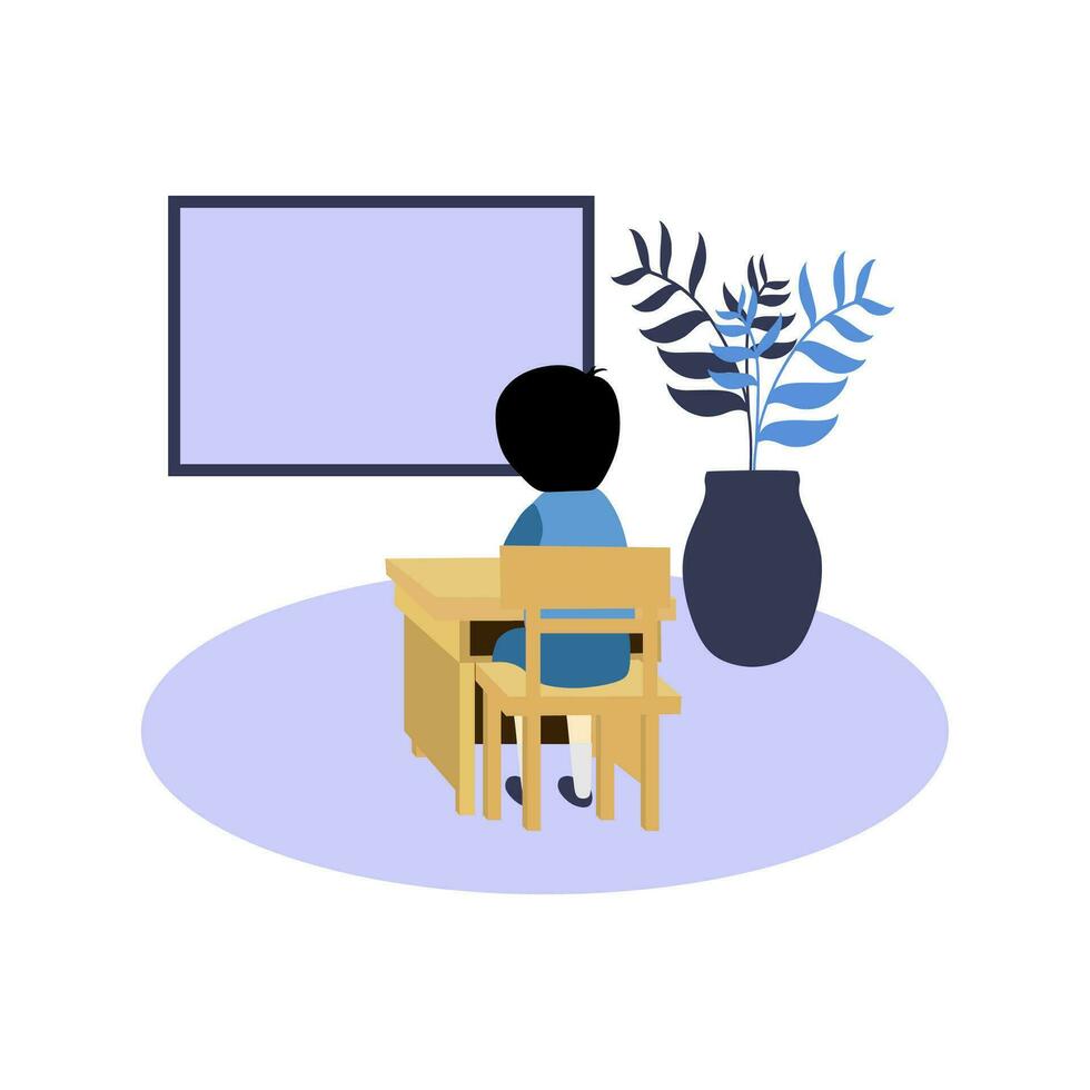 Learning Education Illustration Vector , Icon , Study Illustration