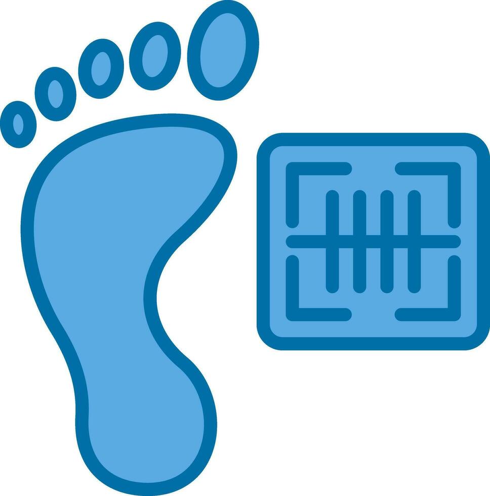 Footprint Vector Icon Design