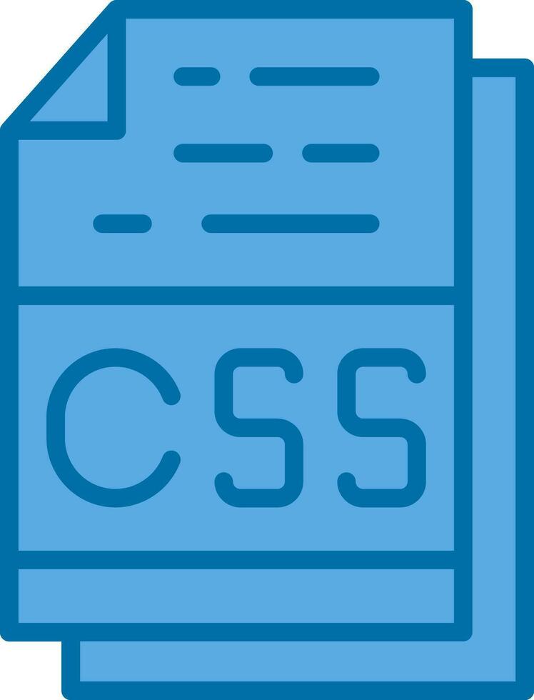 Css File Format Vector Icon Design