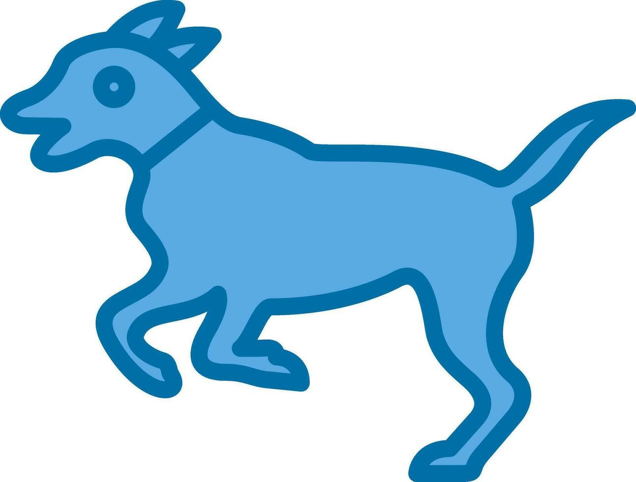 diseño de icono de vector de perro