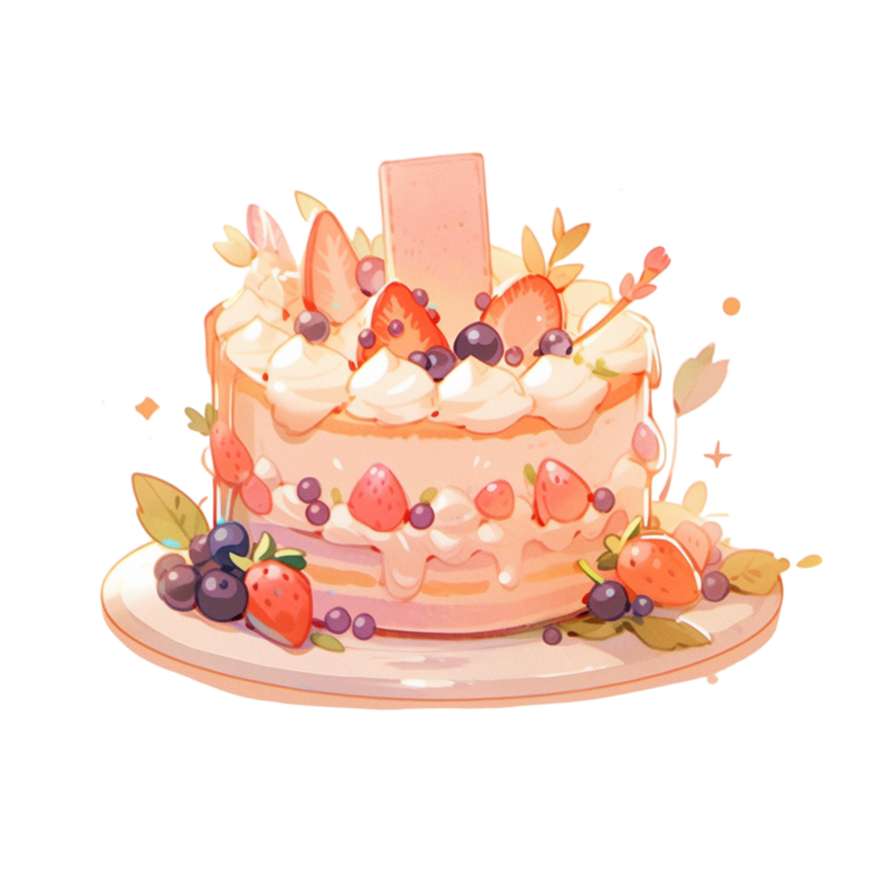 Anime Ombre Cake – BakeAvenue-demhanvico.com.vn