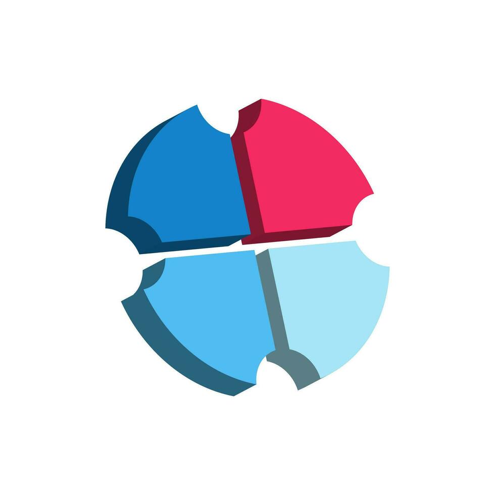 3D Infographic Illustration for Business Free Vector Element