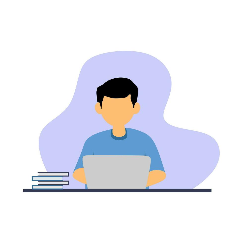 Learning Education Illustration Vector , Icon , Study Illustration