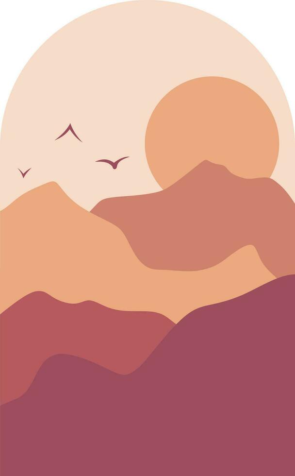 Landscape Nature Background Illustration Vector