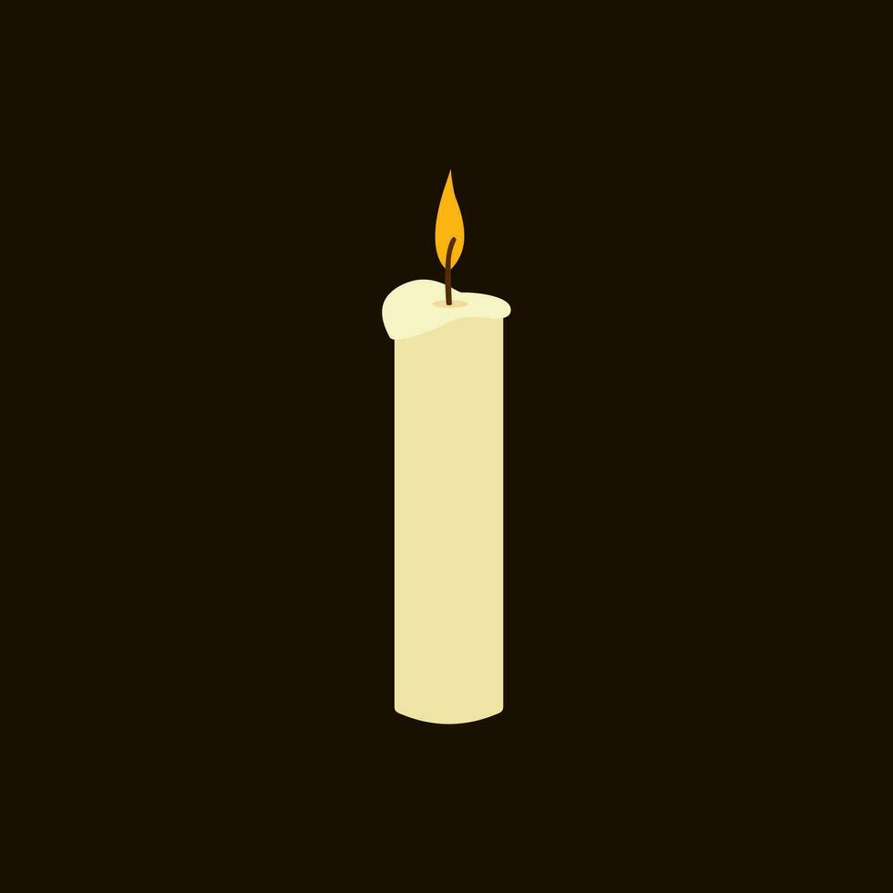Candle Illustration Vector Image , Decoration , aromatheraphy