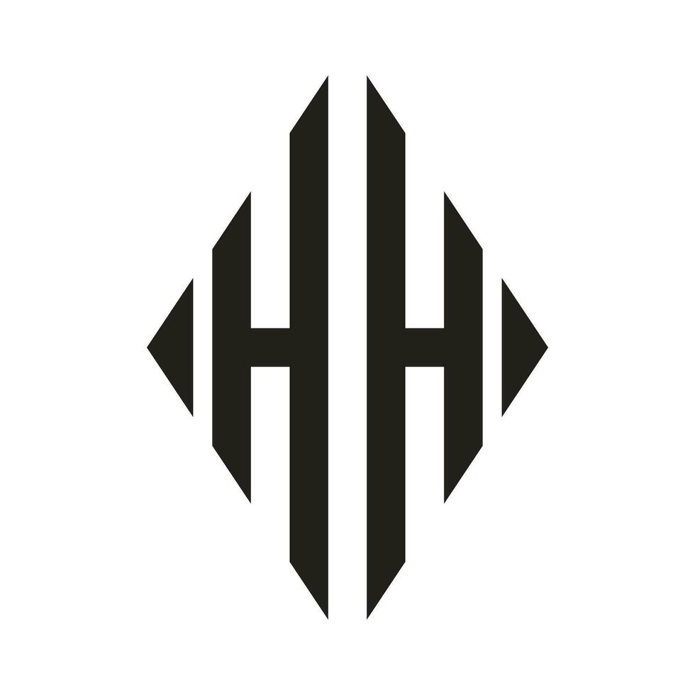 Logo B Condensed Rhombus Monogram 2 Letters Alphabet Font Logo Logotype Embroidery vector