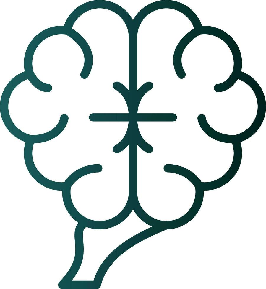 Human brain Vector Icon Design