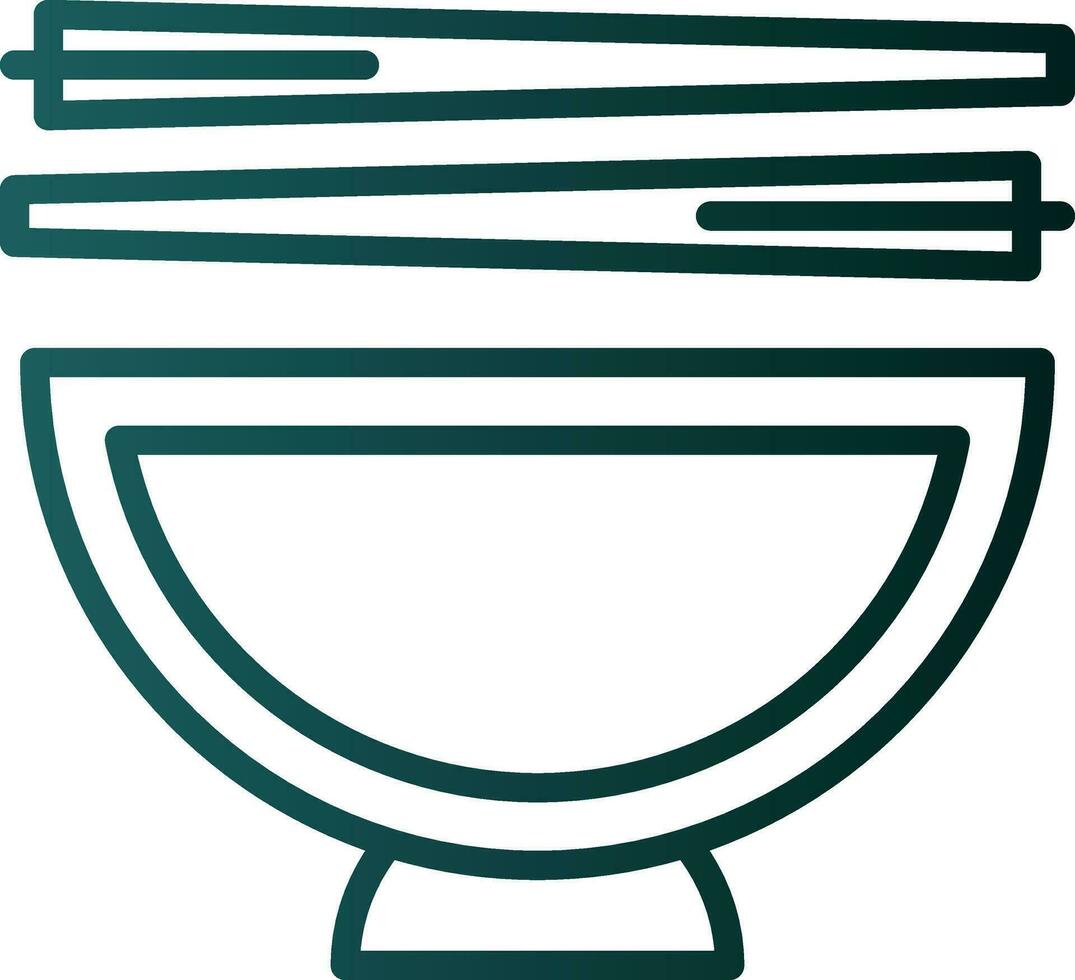 Chopsticks Vector Icon Design