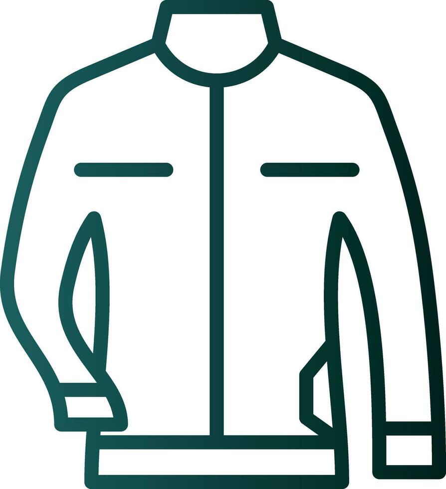 Leather jacket Vector Icon Design