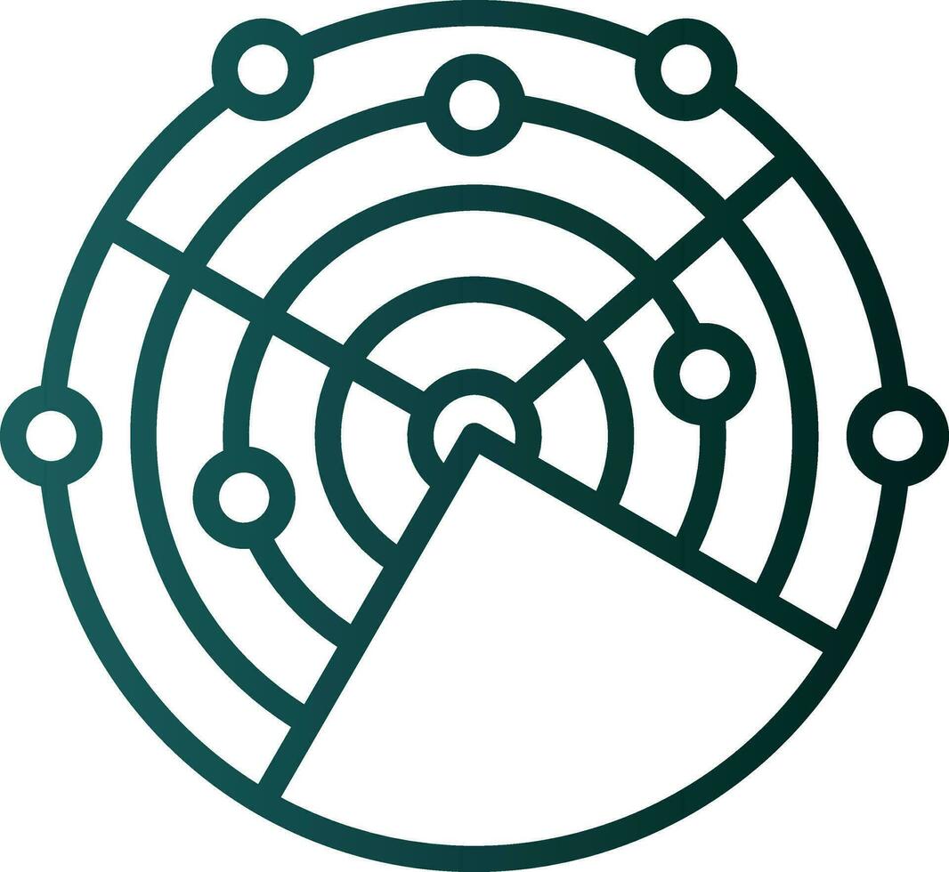 Radar Vector Icon Design