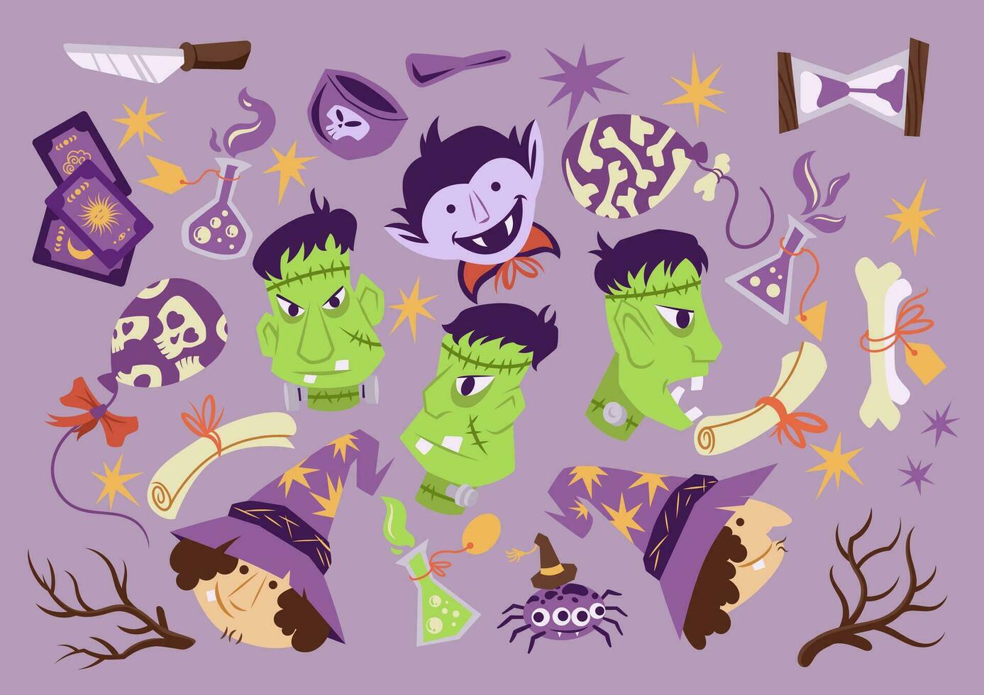 Halloween Element Collection vector